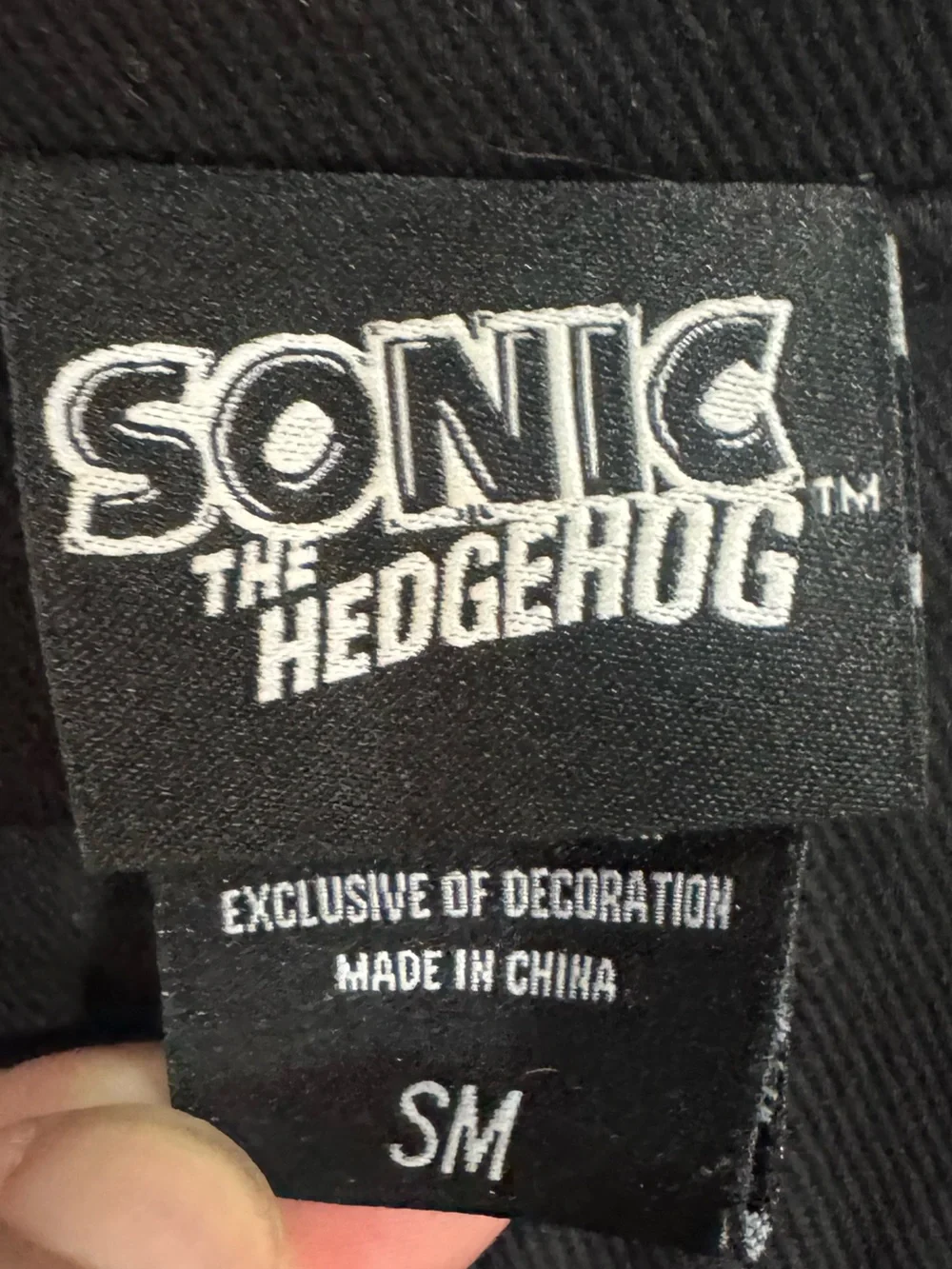 Sonic the Hedgehog BoxLunch Racing Jacket Checkered Gotta Go Fast S/M